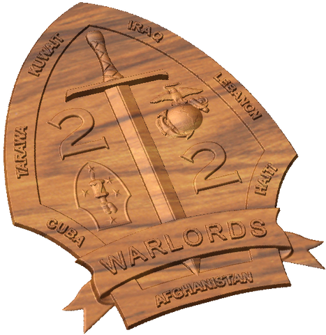 2ND Battalion, 2ND Marine Division Insignia