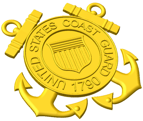 Coast Guard Enlisted Hat Insignia