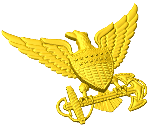 Coast Guard Officer Hat Insignia