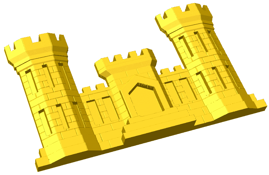 Engineer Branch Insignia – Double Tap Woodworking